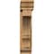 Ekena Millwork Balboa Traditional Rough Sawn Bracket w/ Offset Brace, Western Red Cedar, 6"W x 26"D x 26"H BKT0604X26X26BOA01RWR - alternate 4